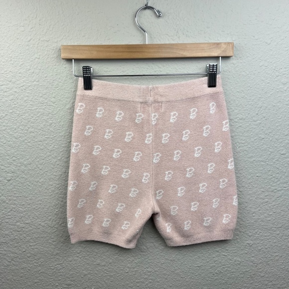 Girls Barbie x Barefoot Dreams Shorts in Light Pink Sz 12/14 - Picture 5 of 5